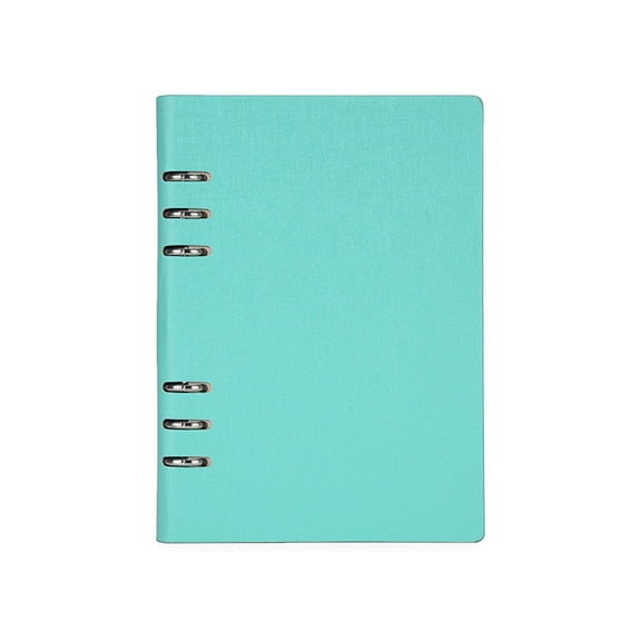 Milue A5/A6 PU Notebook Notepad Loose-leaf Diary Business Journal Planner Agenda Organizer Note Book Binder 6 Holes Office School Supplies