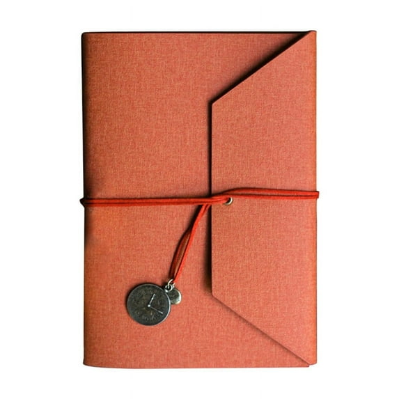 Milue A5 Loose-leaf Tri-fold Travel Handbook Pu Notepad Scrapbook