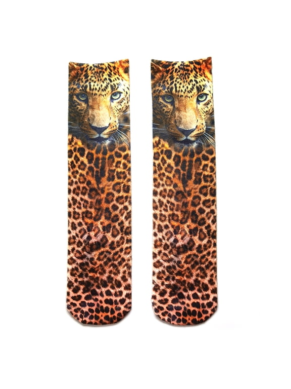 Adult Funny Animal Paws Socks for Cat Tiger Dog Leopard Claw 3D Print Crew Hosie