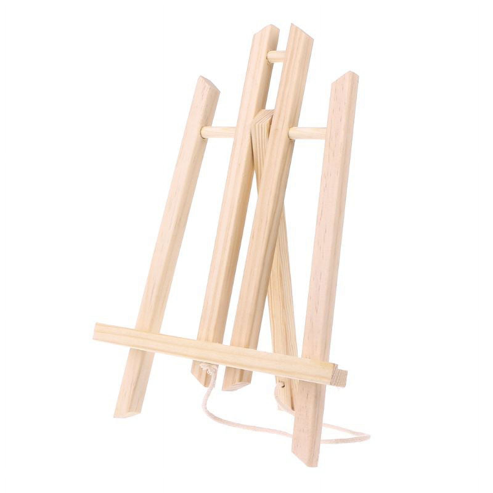 Milue Artist Easel Collapsible Wooden Easel Desktop Display Stand for ...