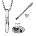 thumbnail image 1 of Milue Ashes Charming Long Pendant Necklace Keepsake Memorial Gift for Women Men, 1 of 12