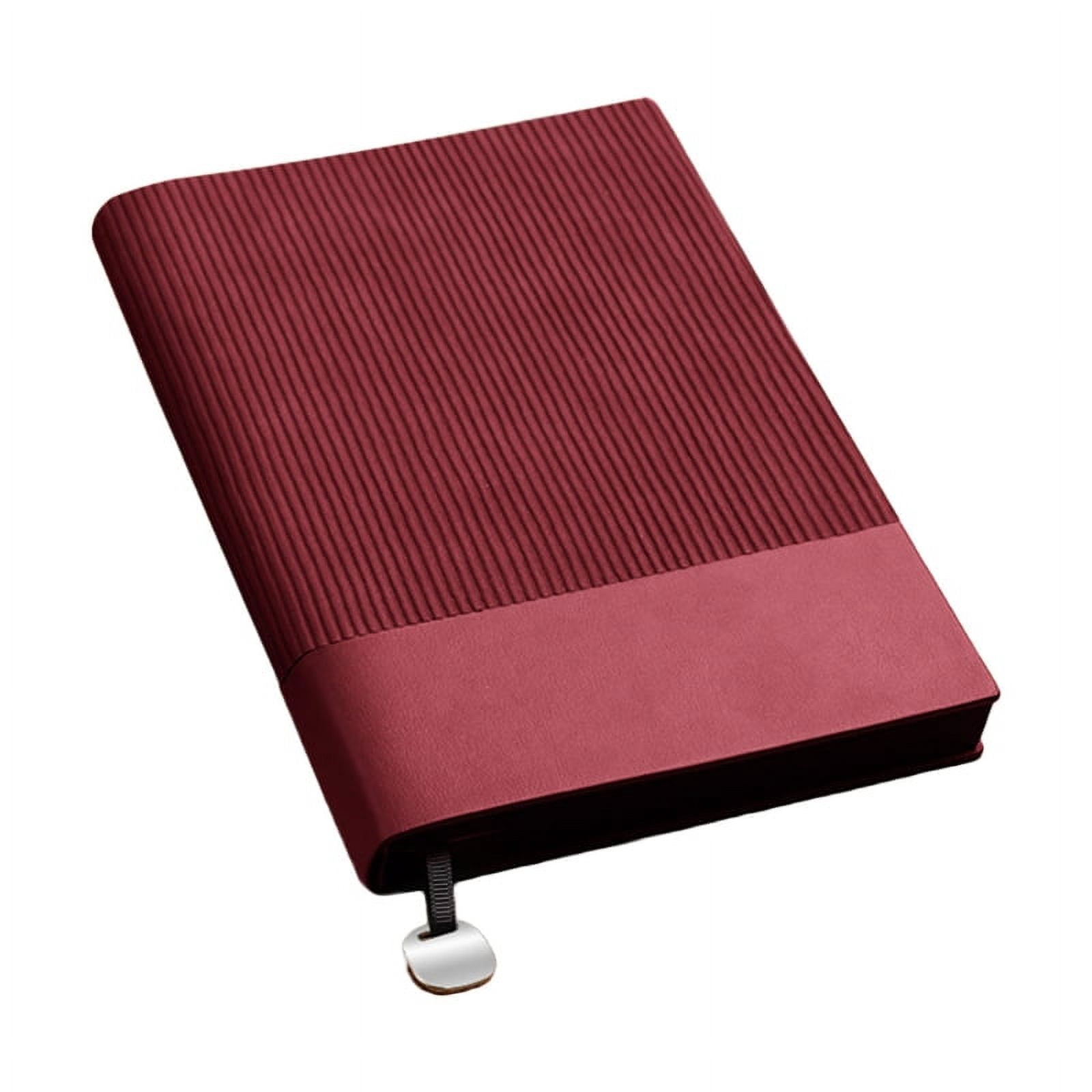 Notebook Ribbon Bookmark Milue B5 A5 PU Business Notebook Ribbon Bookmark 320 Pages Wide Lined ...