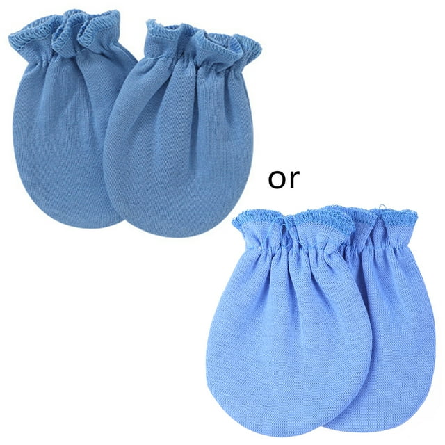Milue Baby Anti Scratching Soft Cotton Gloves No Scratch Hand Socks