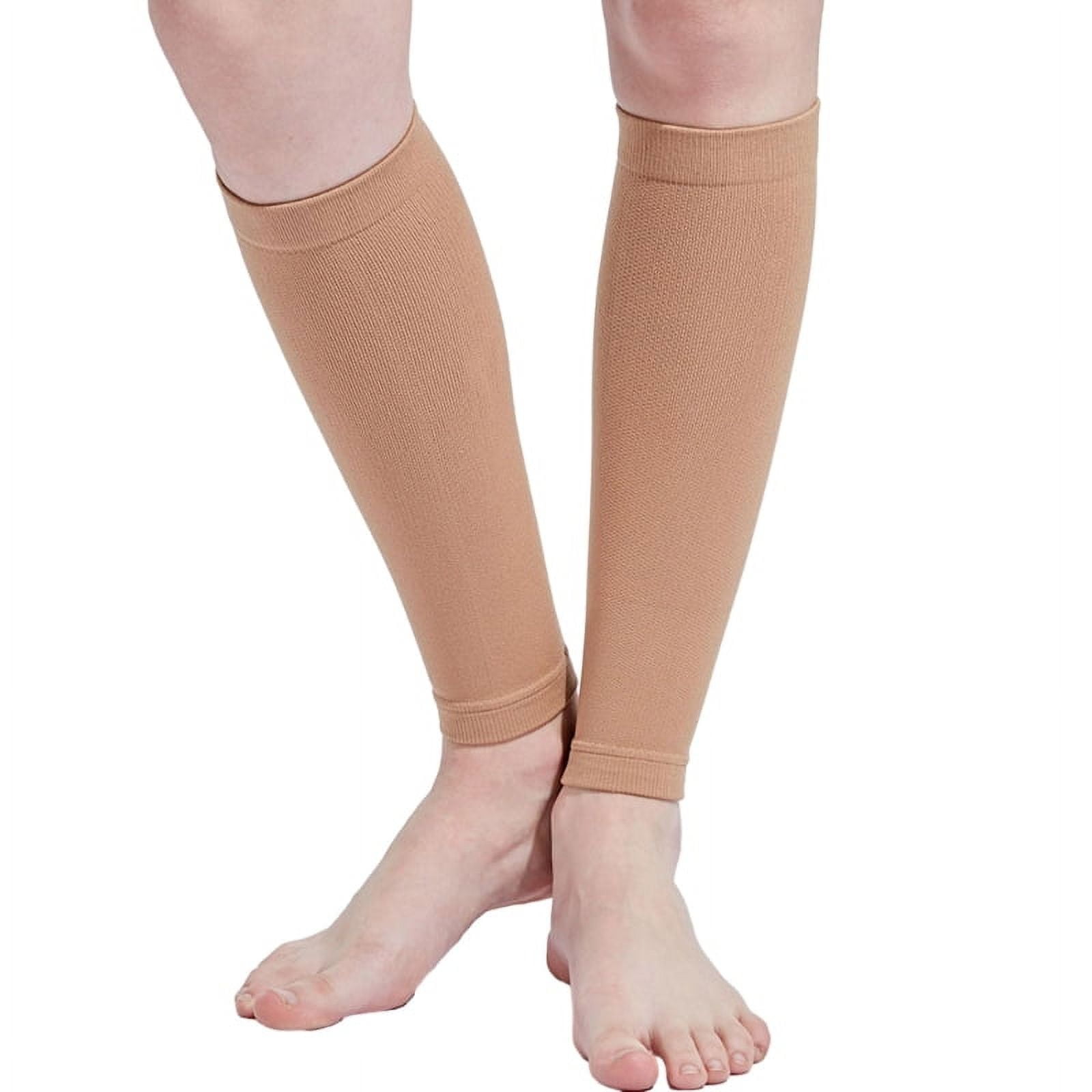 Milue Calf Compression Sleeves for Men Women Footless Compression Socks