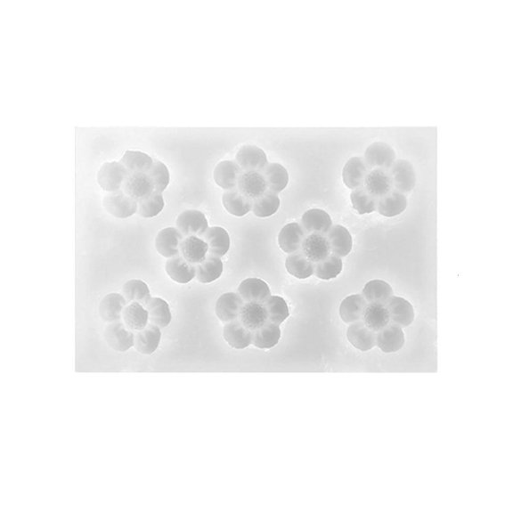Milue Chocolate Moulds Dessert Mold Cherry Flower Shaped Cake Decorating Tools
