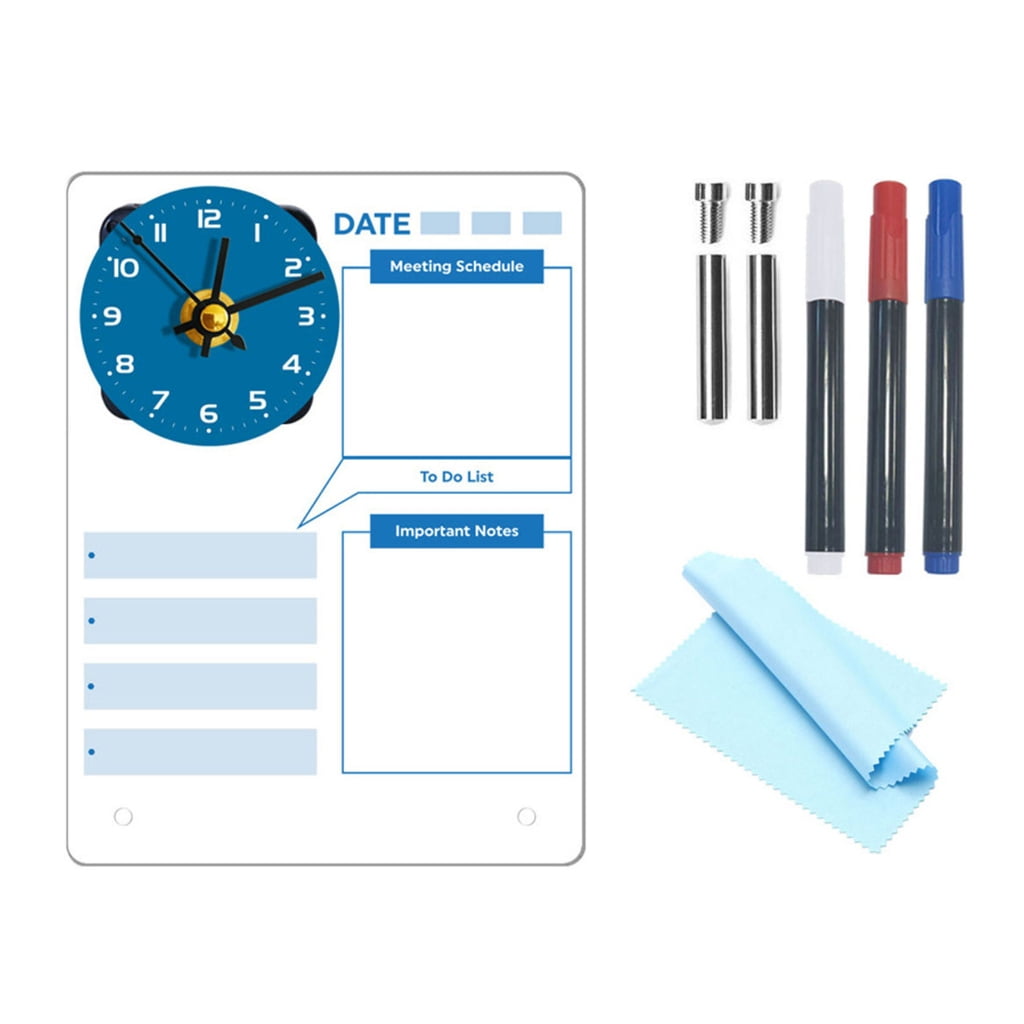 Milue Clear Acrylic Memo Board Checklist Board Daily Todolist Board