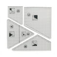thumbnail image 1 of Milue Crazy Quilt 5 Stencil Kit Sewing Template Ruler Crazy Templates Quilt Ruler Set, 1 of 11
