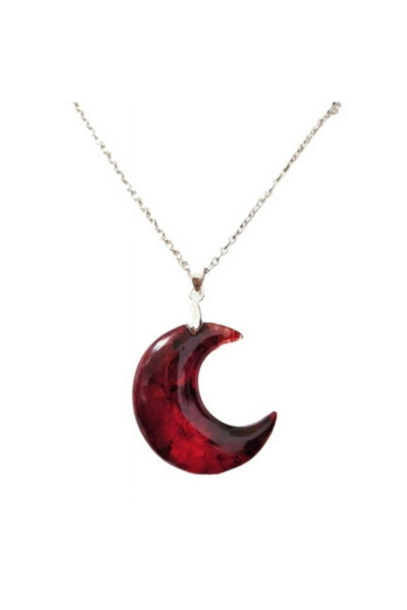 Crescent Moon Choker Necklace Simple Pendant Necklace Fashion Gothic Jewelry