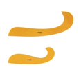 thumbnail image 1 of Milue Curve Ruler Cloud Ruler Multifunctional Drawing Templates Curve Garment Ruler, 1 of 11
