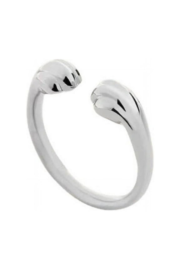 Cute Cat Paw Rings Embrace Design Open Rings Lovely Finger Ring Jewelry