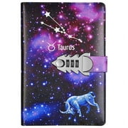 Milue Diary with Lock, Journal with Combination Lock Digital Password Notebook