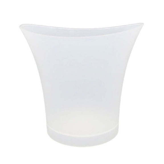 Milue Double Handle Transparent Luminous Ice Bucket Colorful Luminous Ice Buckets