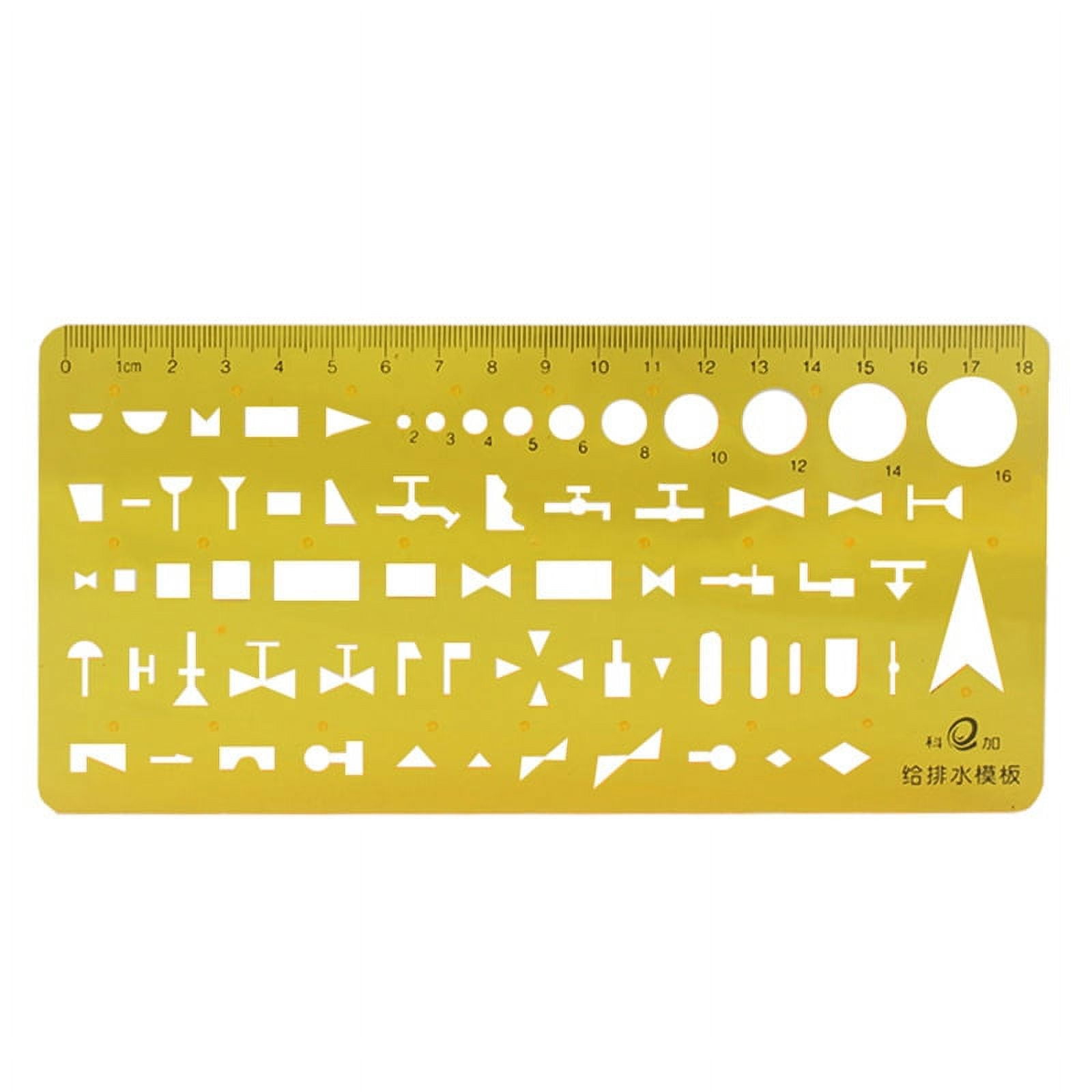 Milue Drawing Measuring Rulers French Curve Ruler Geometric Drawings ...