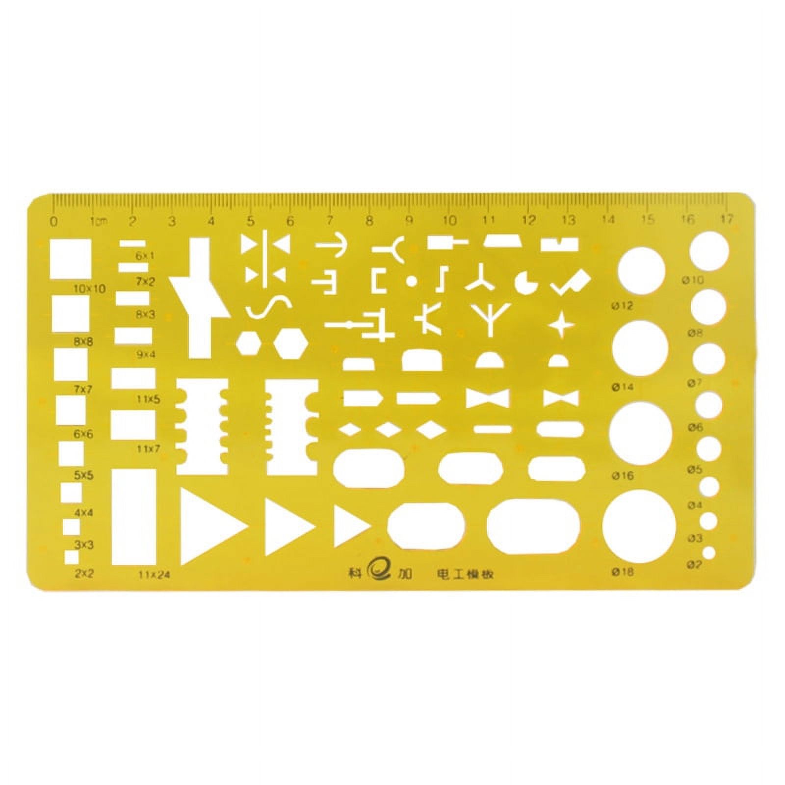 Milue Drawing Measuring Rulers French Curve Ruler Geometric Drawings ...