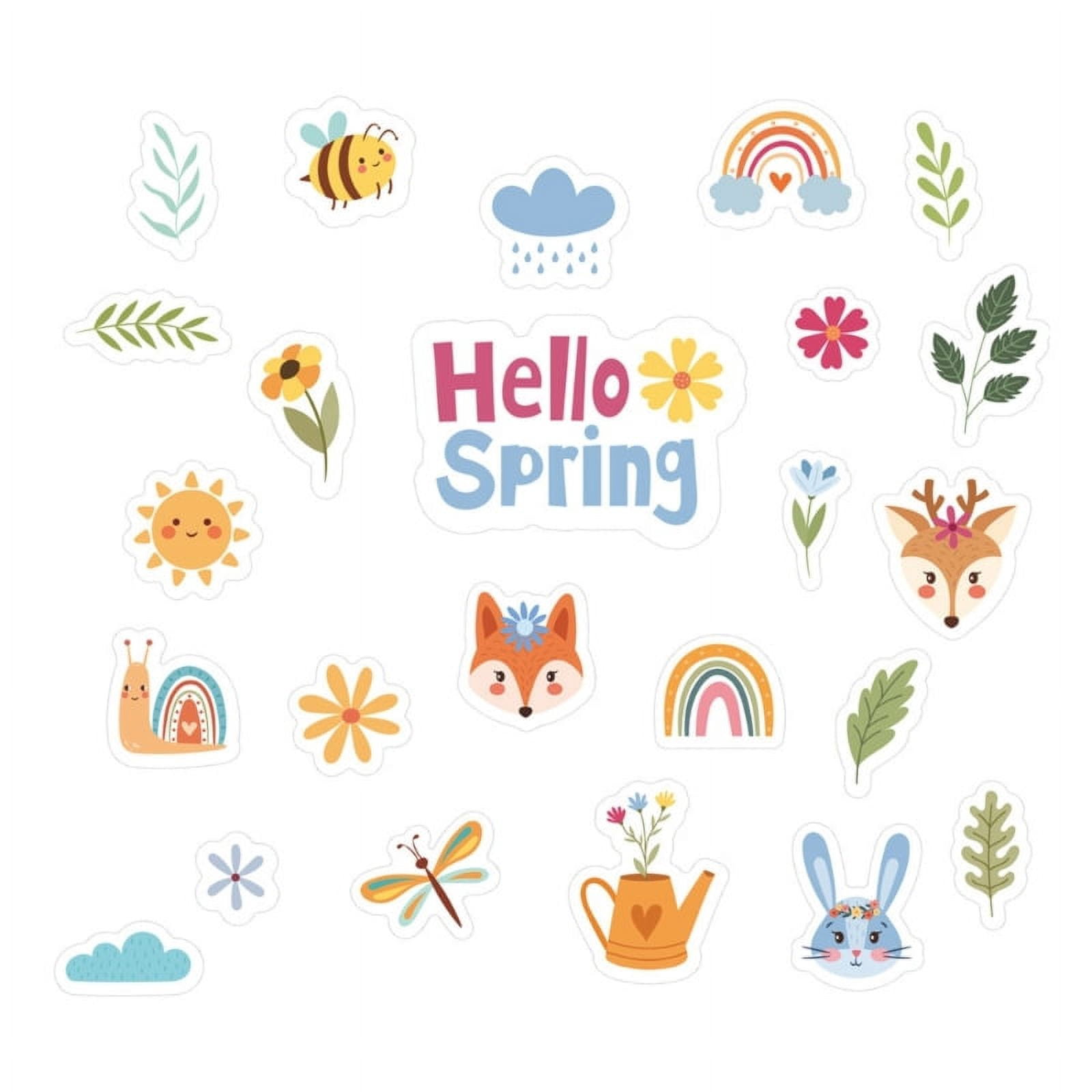 Milue Easter Door Cling Sticker Removable Fridge Stickers ScratchFree ...