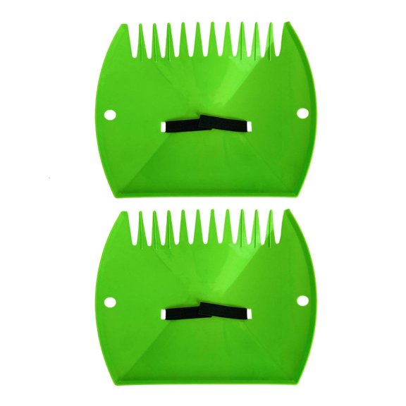 Milue Ergonomic Leaf Collectors For Quick Yard Cleanup Plastic Shrub Rakes