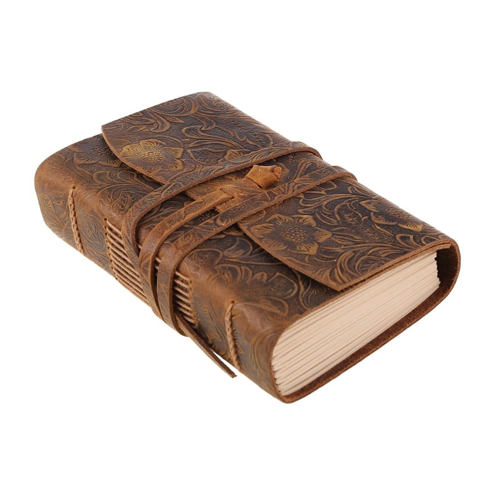 Milue Exquisite Vintage Notebook Antique Handmade Sketchbook Business Gift