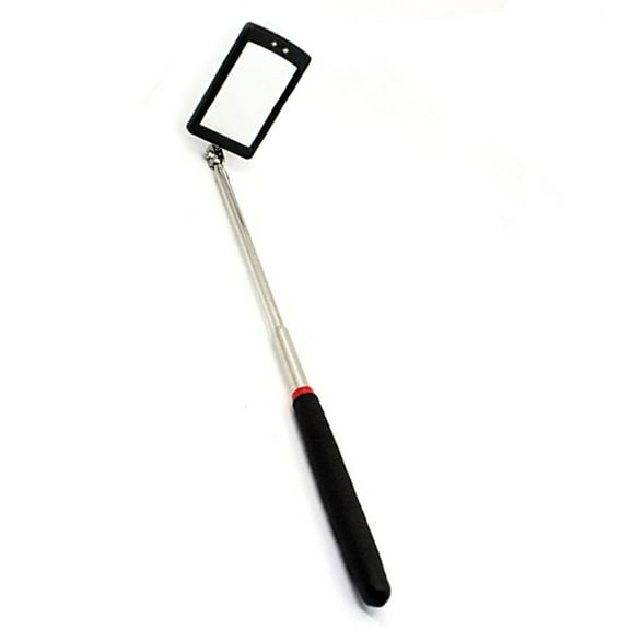 Milue Extendable Inspection Mirror Retractable Lighted Tool for Mechanic Home