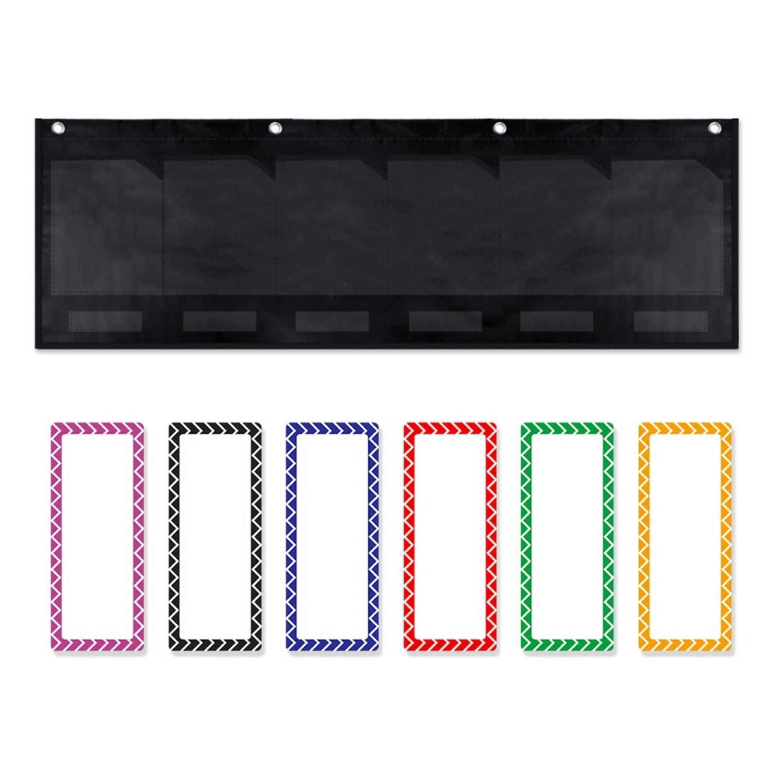 Milue File Organizer Chart Pocket Wall Storage Pocket Chart for Student Homework