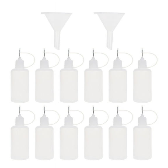 Milue Fine Tip Glue Applicator Precision Bottle DIY Quilling Craft, Acrylic Painting