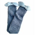 thumbnail image 1 of Milue Fuzzy Socks for Women Cute Bowknot Winter Warm Coral Fleece Home Sleeping Socks, 1 of 15