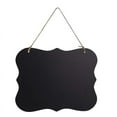thumbnail image 1 of Milue Hanging Chalkboards Sign Double Sided Erasable Chalkboard Sign Message Board, 1 of 12