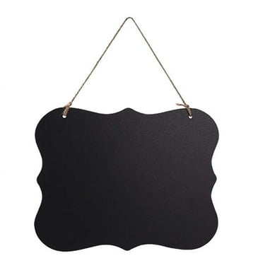 Milue Hanging Chalkboards Sign Double Sided Erasable Chalkboard Sign Message Board