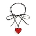 thumbnail image 1 of Milue Heart Necklace Female Niche Collarbone Chain Student Adjustable Chain Jewelry, 1 of 1