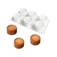thumbnail image 1 of Milue High Temperatures Resistant Silicone Mousse Cake Form Tree Stump Dessert Mould, 1 of 10