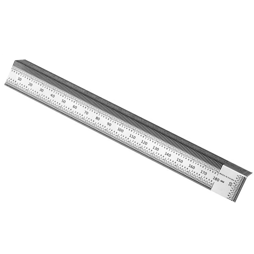 Milue High-precision Stainless Steel Ruler Construction Site Office Home Supplies
