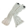 thumbnail image 1 of Milue Hollow Out Socks Knitted Leg Warmers Foot Cover Autumn Calf Gaiters for Dress, 1 of 21