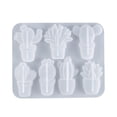 thumbnail image 1 of Milue Keyring Keychain DIY Crafts Epoxy Resin Mold Handmade 3D Cactus DIY Mold, 1 of 10
