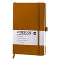 thumbnail image 1 of Milue Leather Notebook with Ribbon Page Mark and Pen Slot,Elastic Strap Closure, 1 of 21