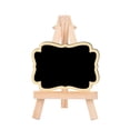 thumbnail image 1 of Milue Mini Chalkboard Sign Wooden Table Number Sign Food Name Label Small Blackboard, 1 of 11