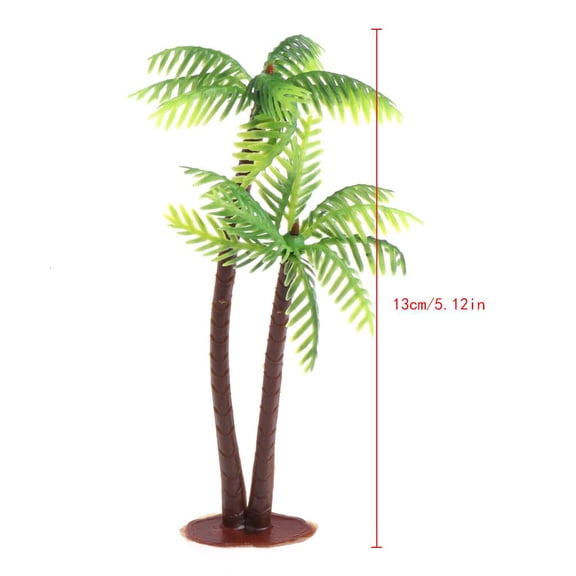 Milue Mini Scenery Landscape Model Simulation Coconut Palms Tree Home Decor Ornaments