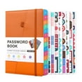 thumbnail image 1 of Milue Organized A5 Password Record Book with Alphabet Labels and Planning Stickers, 1 of 21