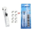 thumbnail image 1 of Milue Paper Clamp Dispenser Set with 8 Pcs Metal Refill Clips Clear Clamp Dispenser, 1 of 19