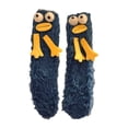 thumbnail image 1 of Milue Plush Warm Winter Fuzzy Socks Cartoon Doll Ankle Crew Socks Home Slippers Socks, 1 of 21