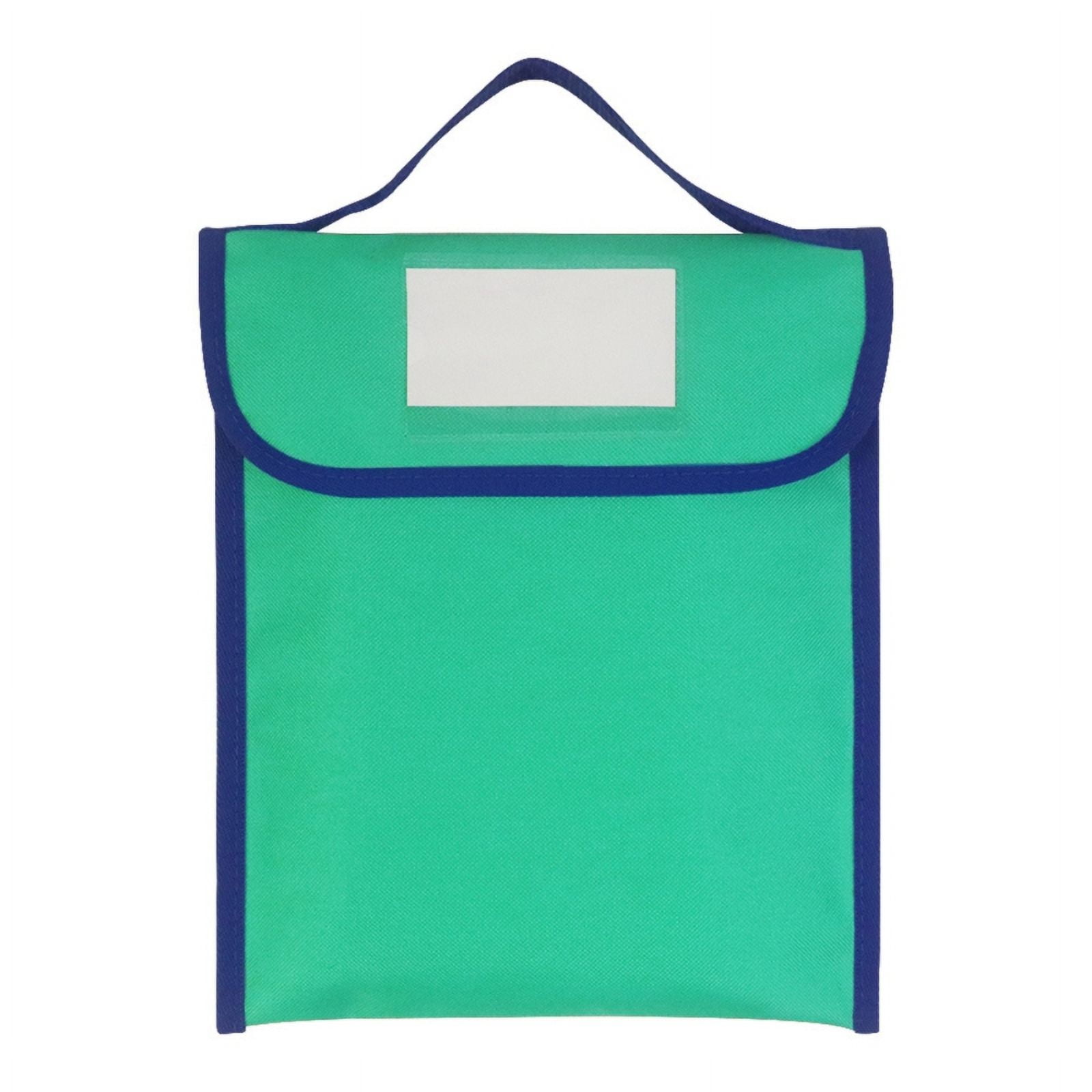 Milue Portable File Bag with Clear Label Window Handheld File Folder