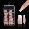 thumbnail image 1 of Milue Press on Netural Solid Color Fake Nails Elegant and Reusable Manicure Tool, 1 of 11