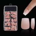thumbnail image 1 of Milue Press on Netural Solid Color Fake Nails Elegant and Reusable Manicure Tool, 1 of 11