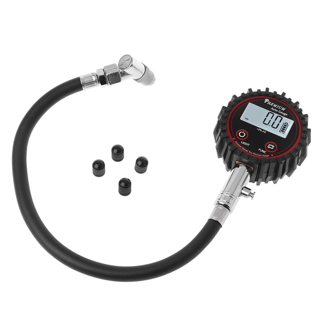 Milue Quick Connect Digital Tire Pressure Gauge 0200 PSI 360 Degree