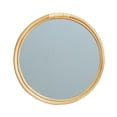 thumbnail image 1 of Milue Rattan Circle Wall Mirror 16 Inch Round Dressing Mirror Makeup Mirrors for Entryways Washrooms, 1 of 9