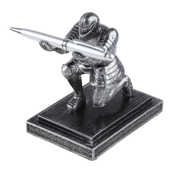 Milue Resin Pen Display Rack Knight Pen Holder Stand for Display Fountain Pen Dip Pen