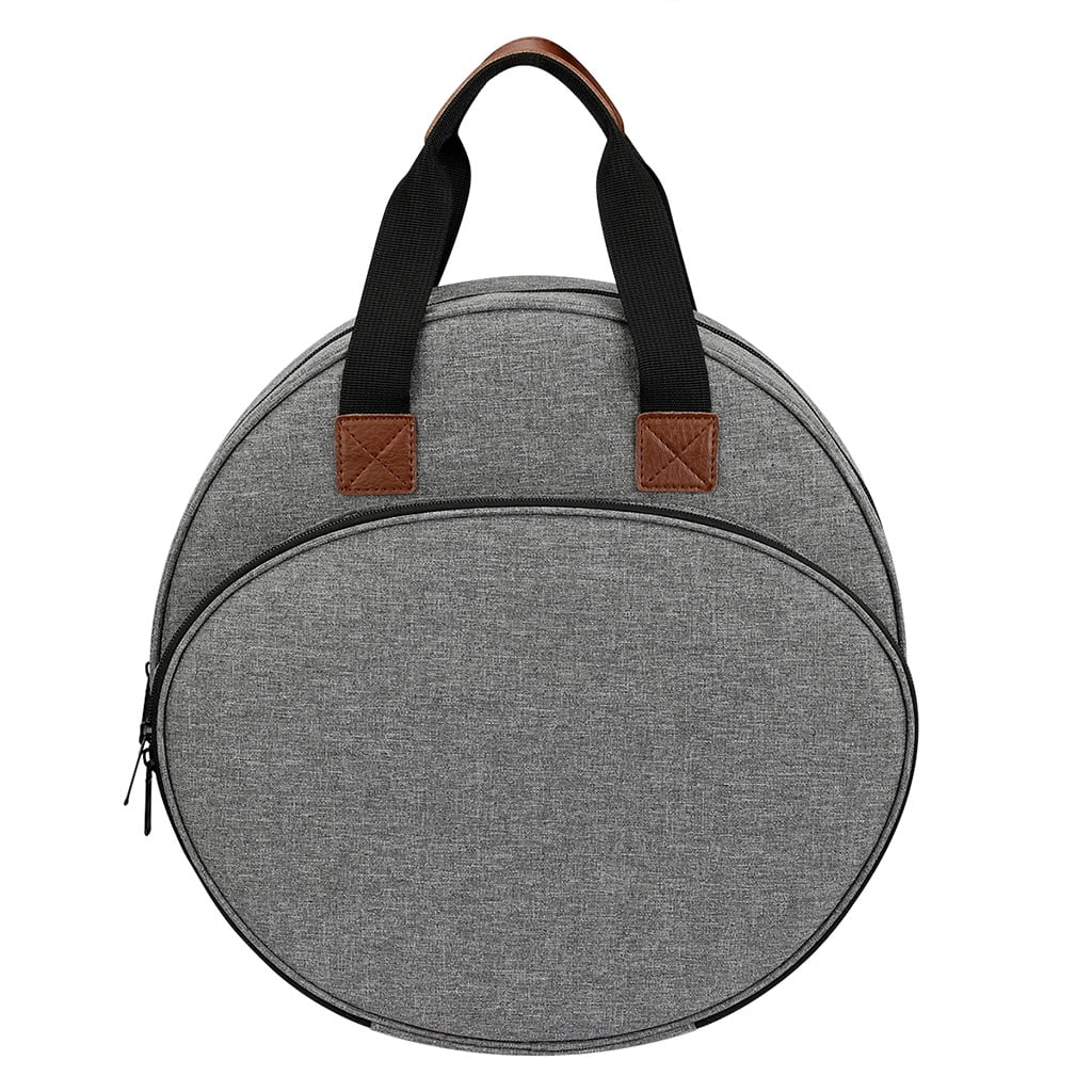 Milue Round Crochet Hooks Knitting Bag Organizer Yarn Storage for Case Sewing Tools Tote Handbag Knitting Needles Organizer