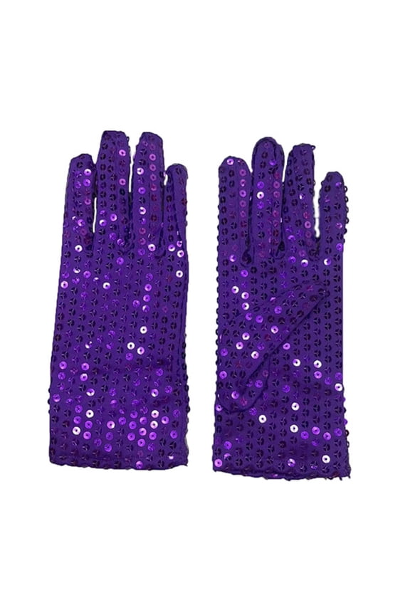 Sequin Gloves Women Performance Gloves Glitter Gloves Banquet Gloves Prom Gloves