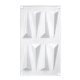 thumbnail image 1 of Milue Silicone Fondant Mould Triangular-Rhombus Shape Sugar Mould Cookie Baking Mold, 1 of 10