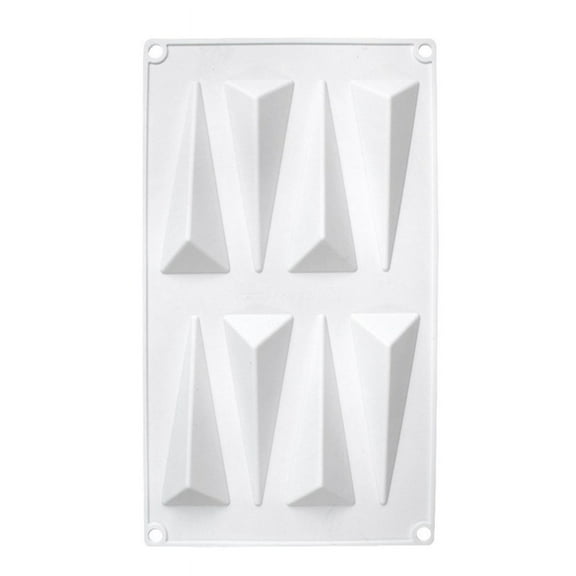 Milue Silicone Fondant Mould Triangular-Rhombus Shape Sugar Mould Cookie Baking Mold