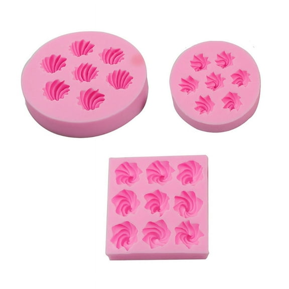 Milue Silicone Mold Mini Cream Cupcake Decor Mould Chocolate Candy Cake Decorating