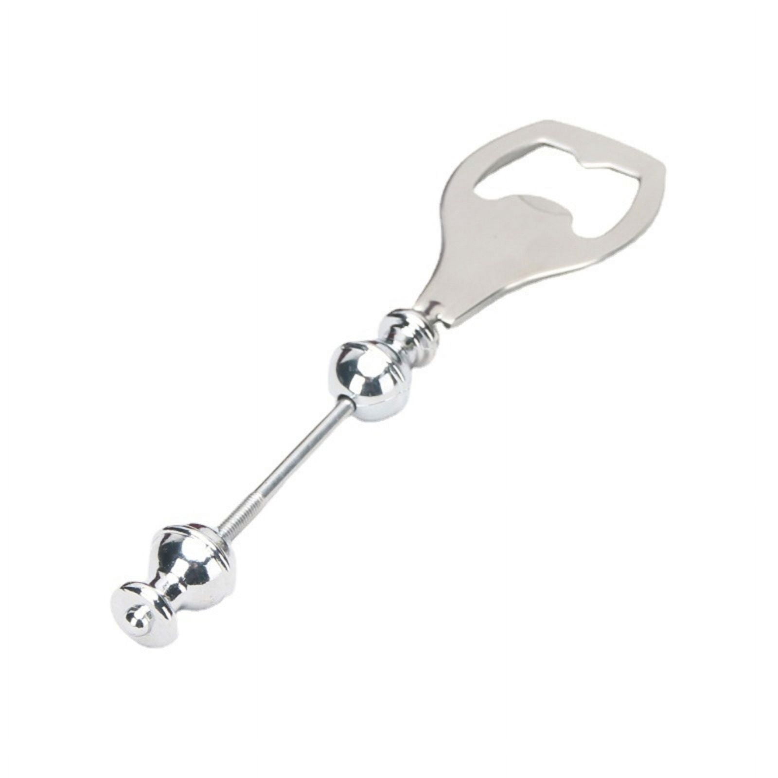 6-Pack Beadable Beer Opener – DIY Metal Bottle Opener, Silver, For Bars, BBQ, Gifts